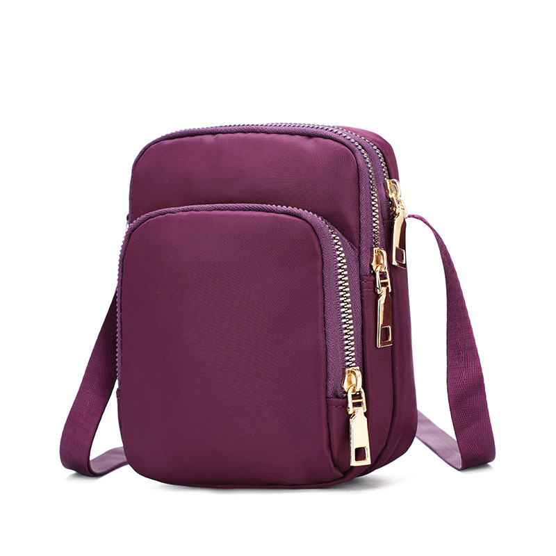 2025 new women's casual shoulder bag purple