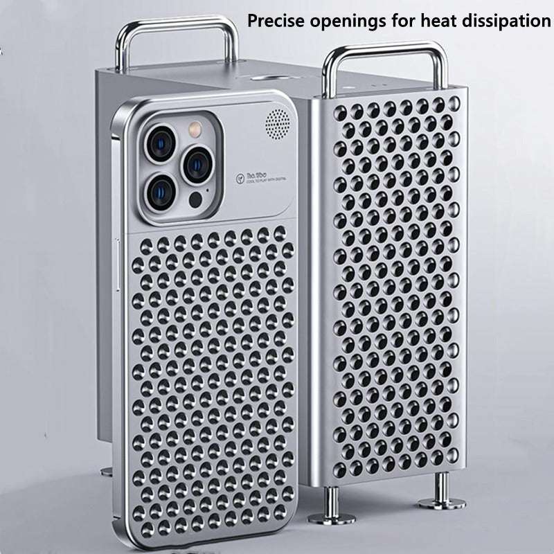 Aluminum Alloy Anti-Fall Heat Dissipation Bezel Slim Case For iPhone
