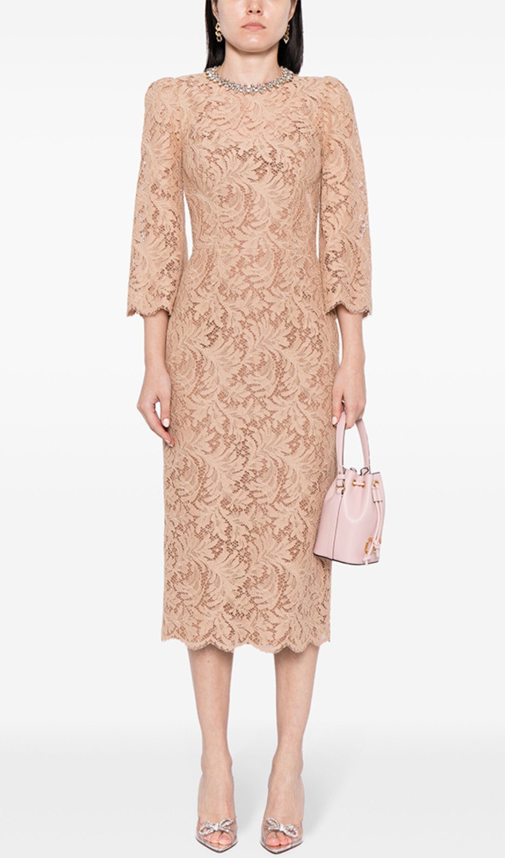 Dorothea Lace Midi Dress