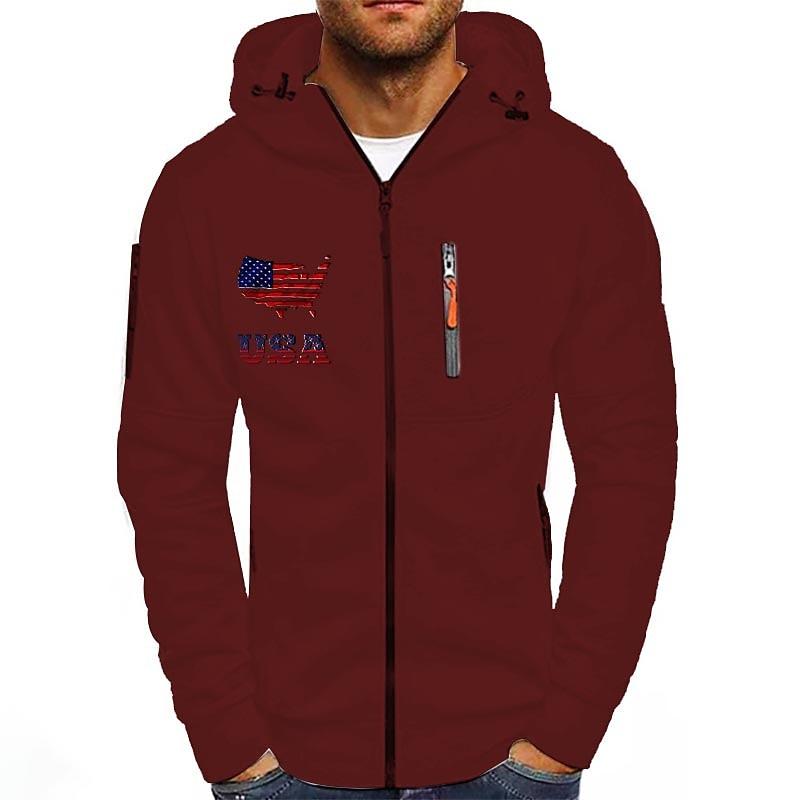American Flag 3D Print Hoodie