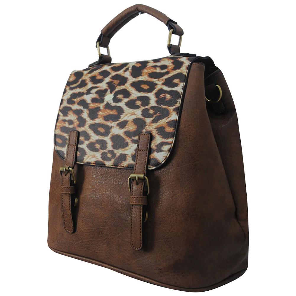Stylish Leopard Print Backpack