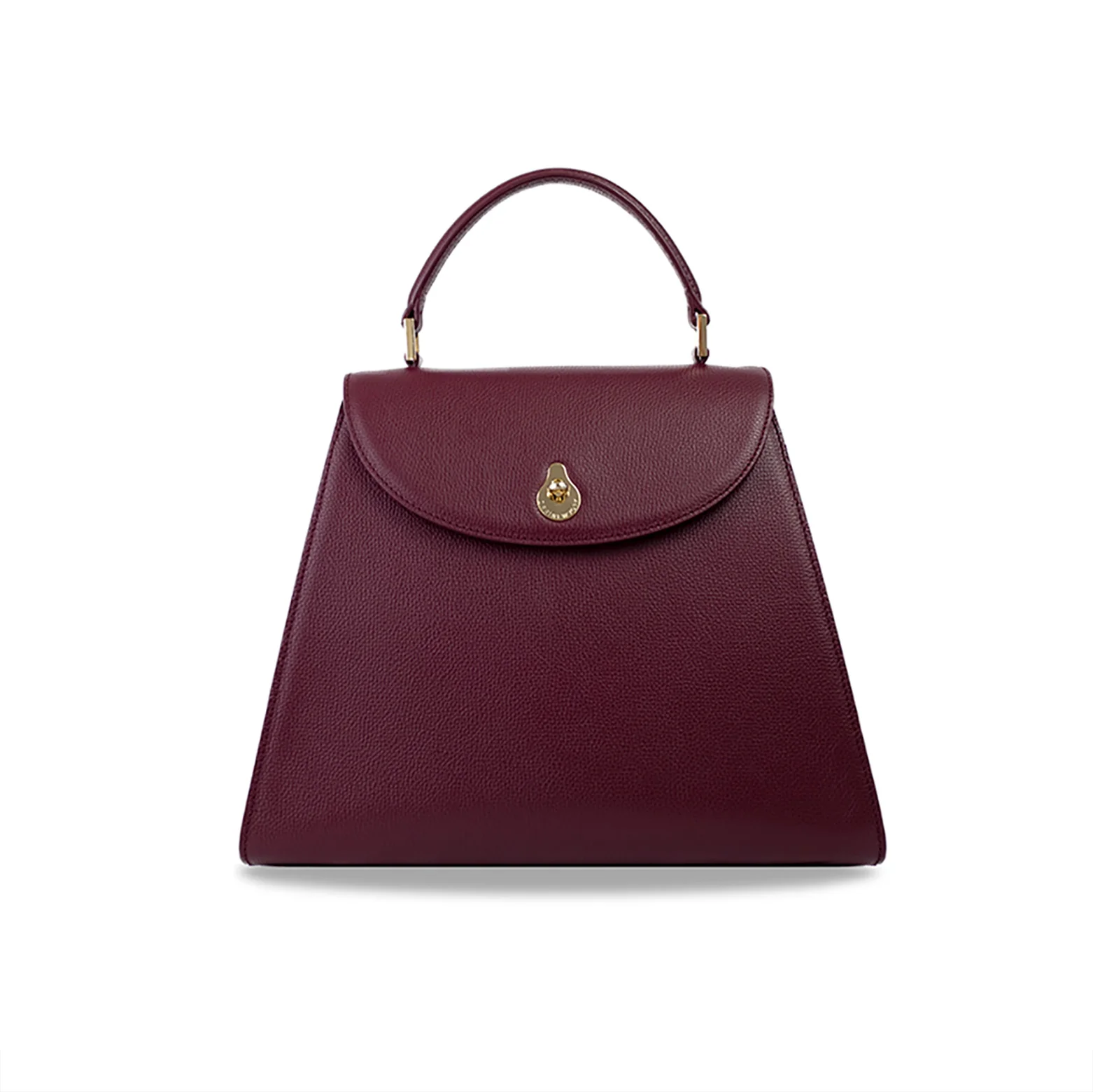 MEDIUM CALLA SATCHEL - BURGUNDY
