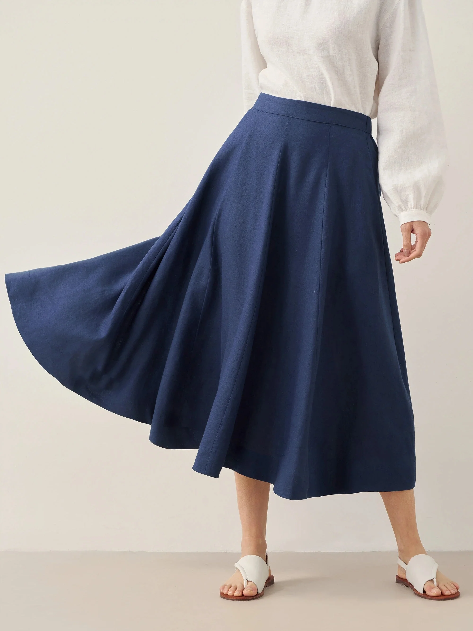 100%  A-Line Skirt JEMMA