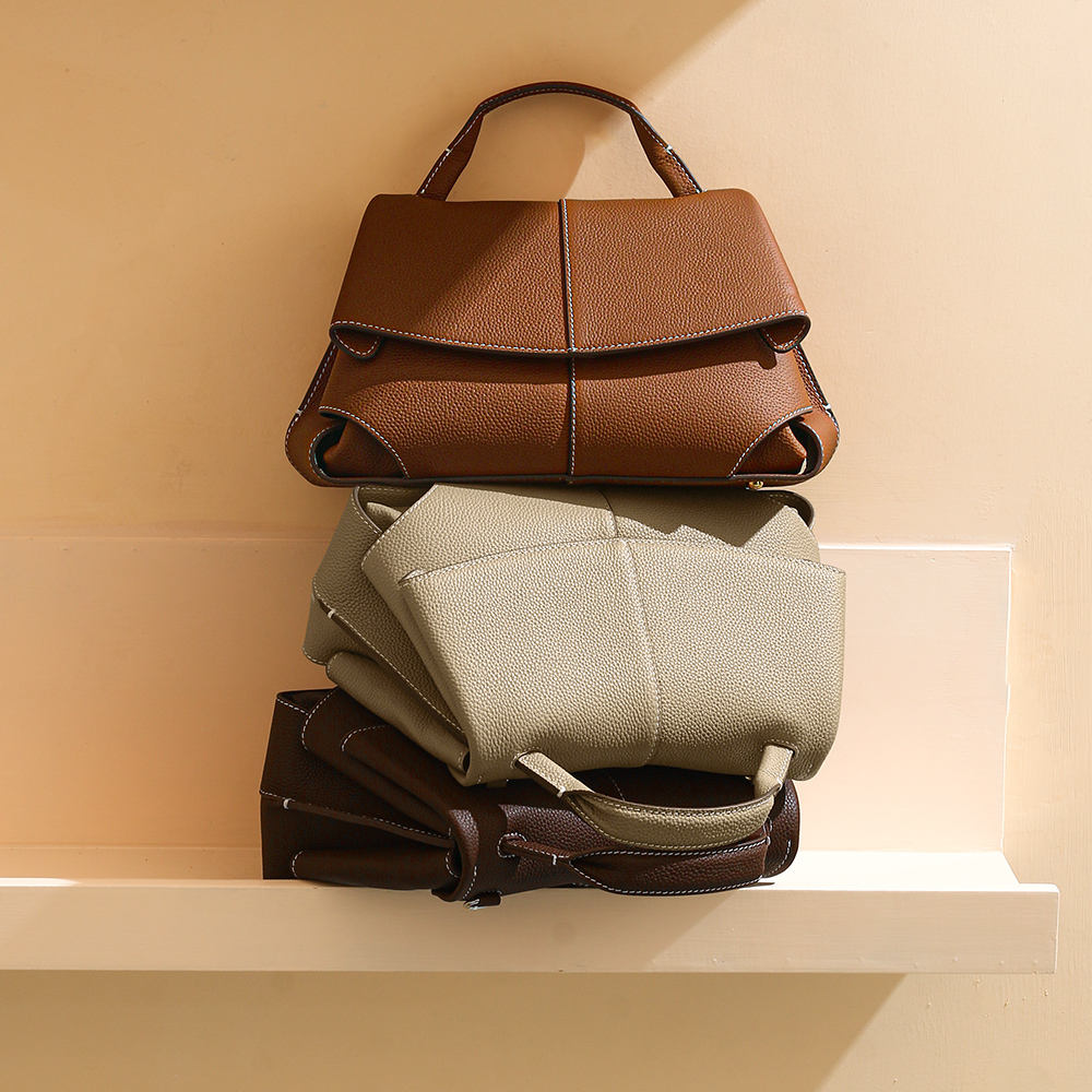 2025 NEW Brand Design High Quality Female Hand Bags Vintage Lady Genuine Leather Handbags for Women