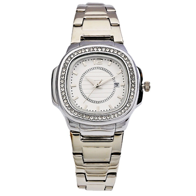 Hot selling fashion diamond square ladies watch