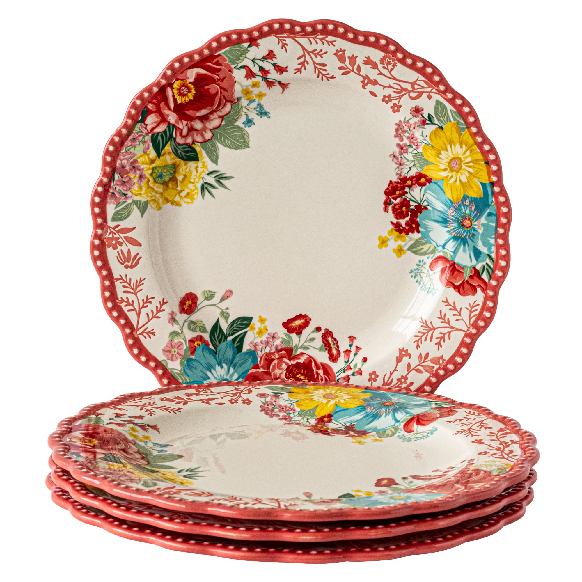 Fancy ceramic dinner plate