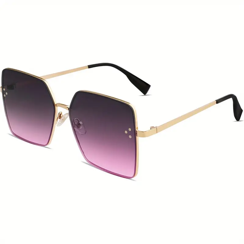 SOJOS Fashionable Square Glasses for Women, Large Oversized Designer Style with - Purple