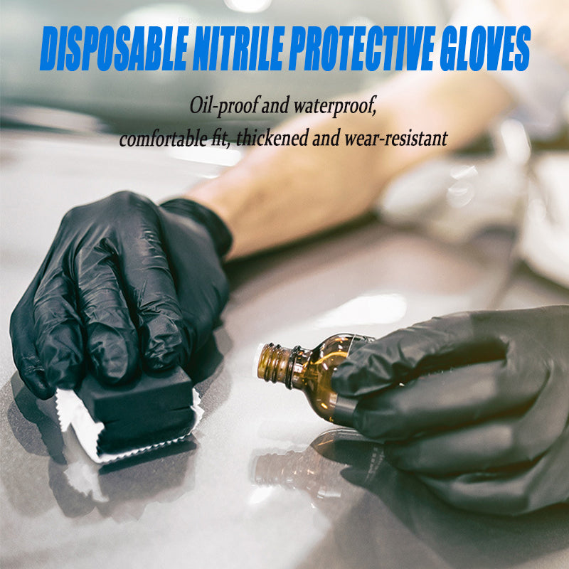 Factory Clearance Sale With 50% OffPure Ntrile Protective Gloves Thickened And Wear-resistant 100 PCS