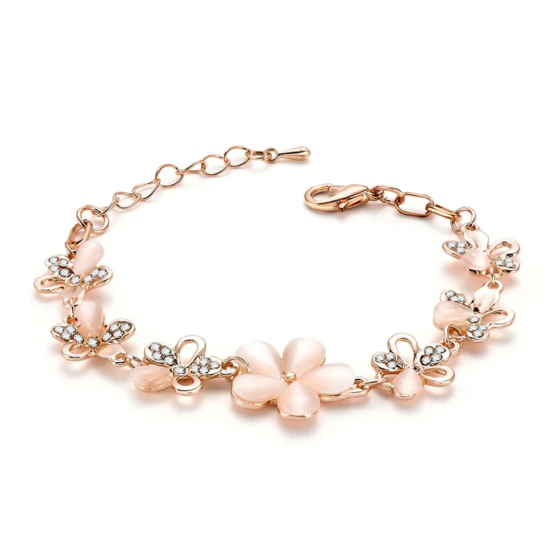 Newest Design Fashion Diamond Flower Bracelet