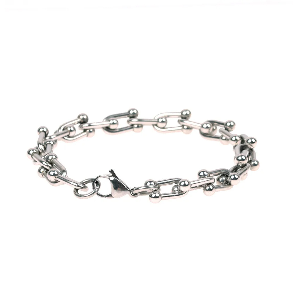 Latest Creative Inspired Fashion Jewelry U-shaped Link Chain Bracelet