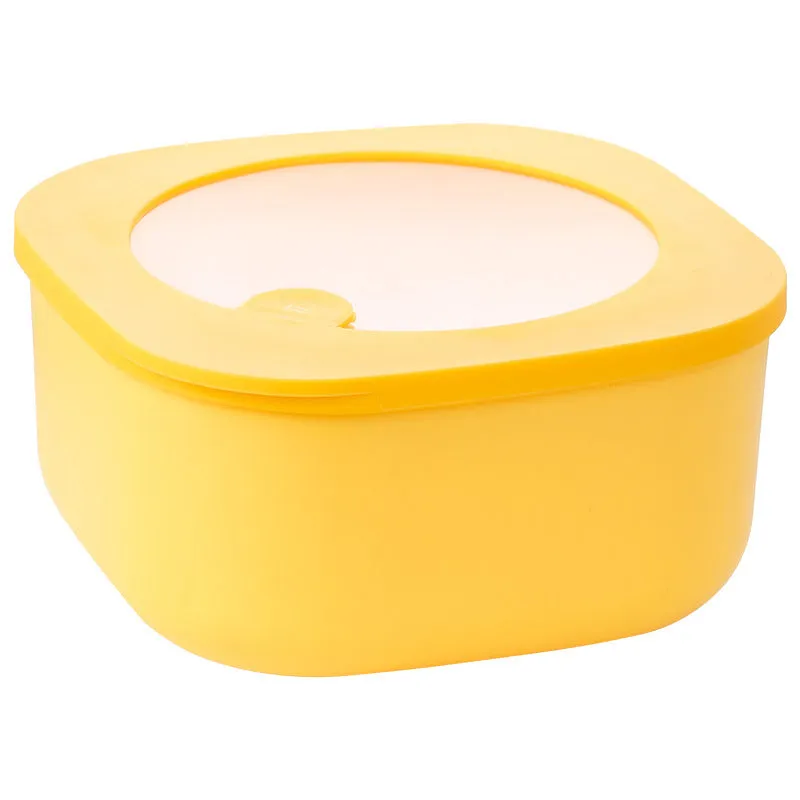 Lonchera de plástico para refrigerador, lonchera para calentar en microondas, lonchera sellada, lonchera para mantener la frescura.