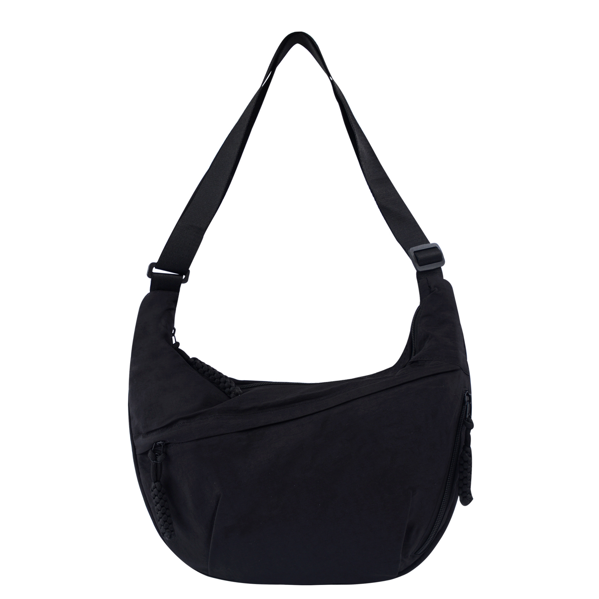 Nylon crossbody dumpling bag
