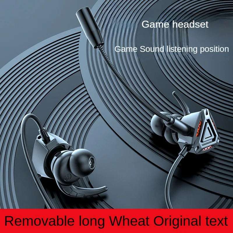 Gaming headset with microphone Gaming headset in-ear mobile phone computer wired headset headset gamer