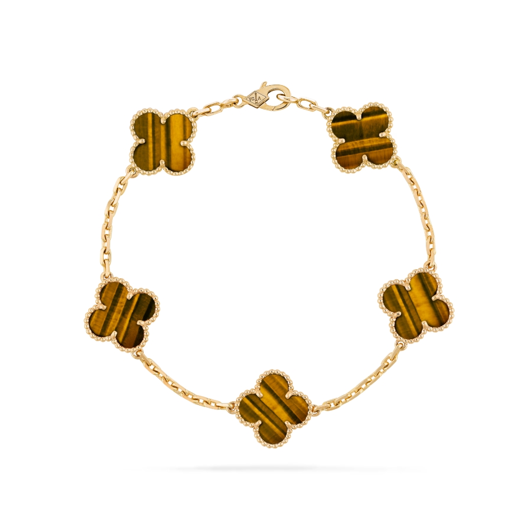 Vintage Alhambra bracelet Tiger Eye