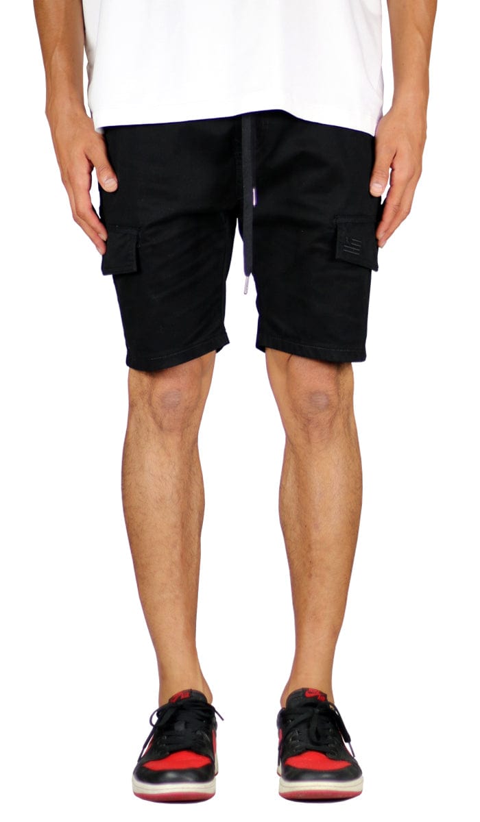 Black Cargo Shorts