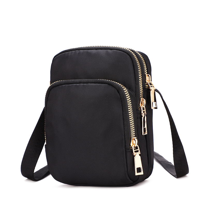 2025 new women's casual shoulder bag black
