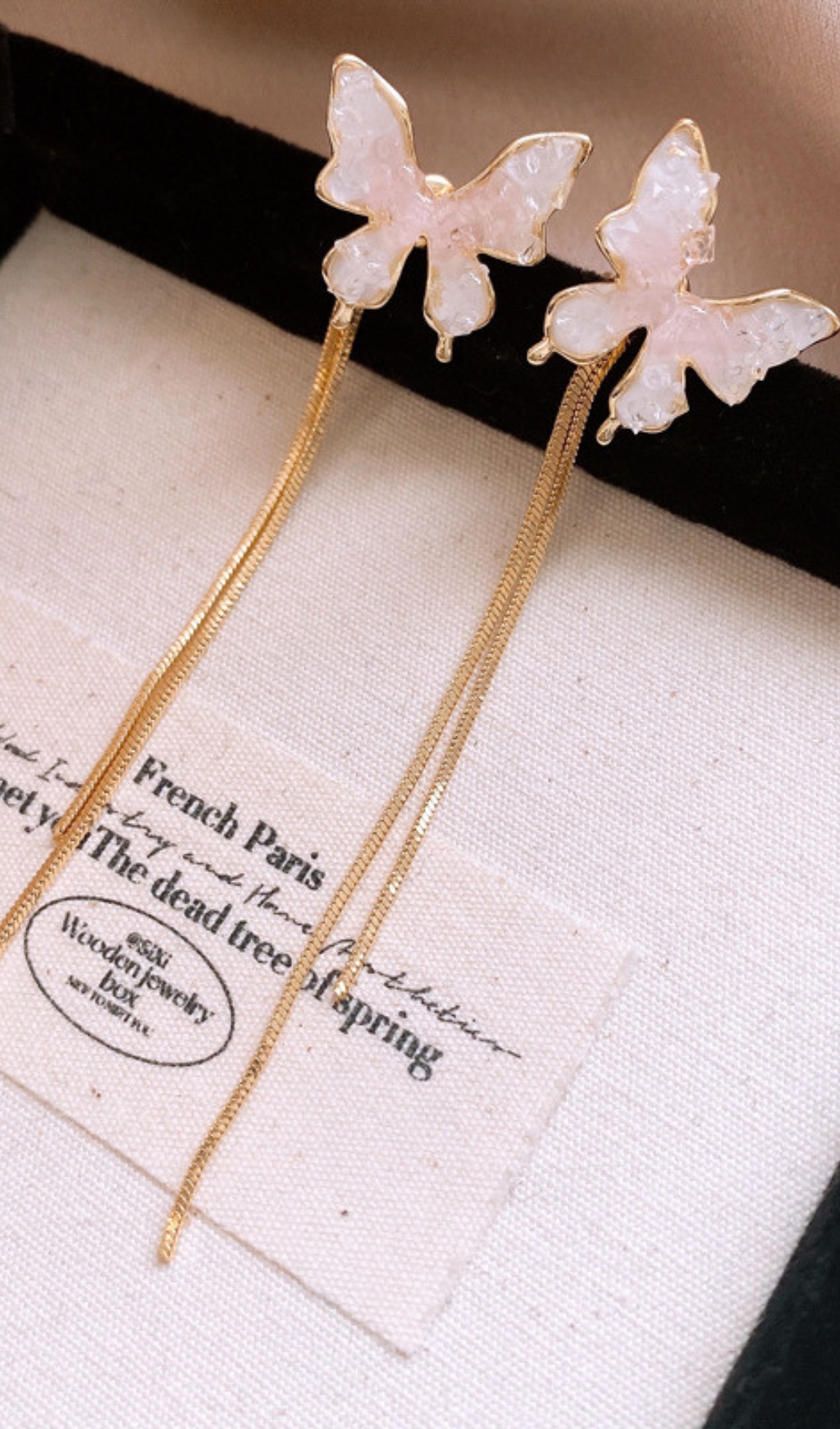 Derrick Butterfly Tassel Earrings