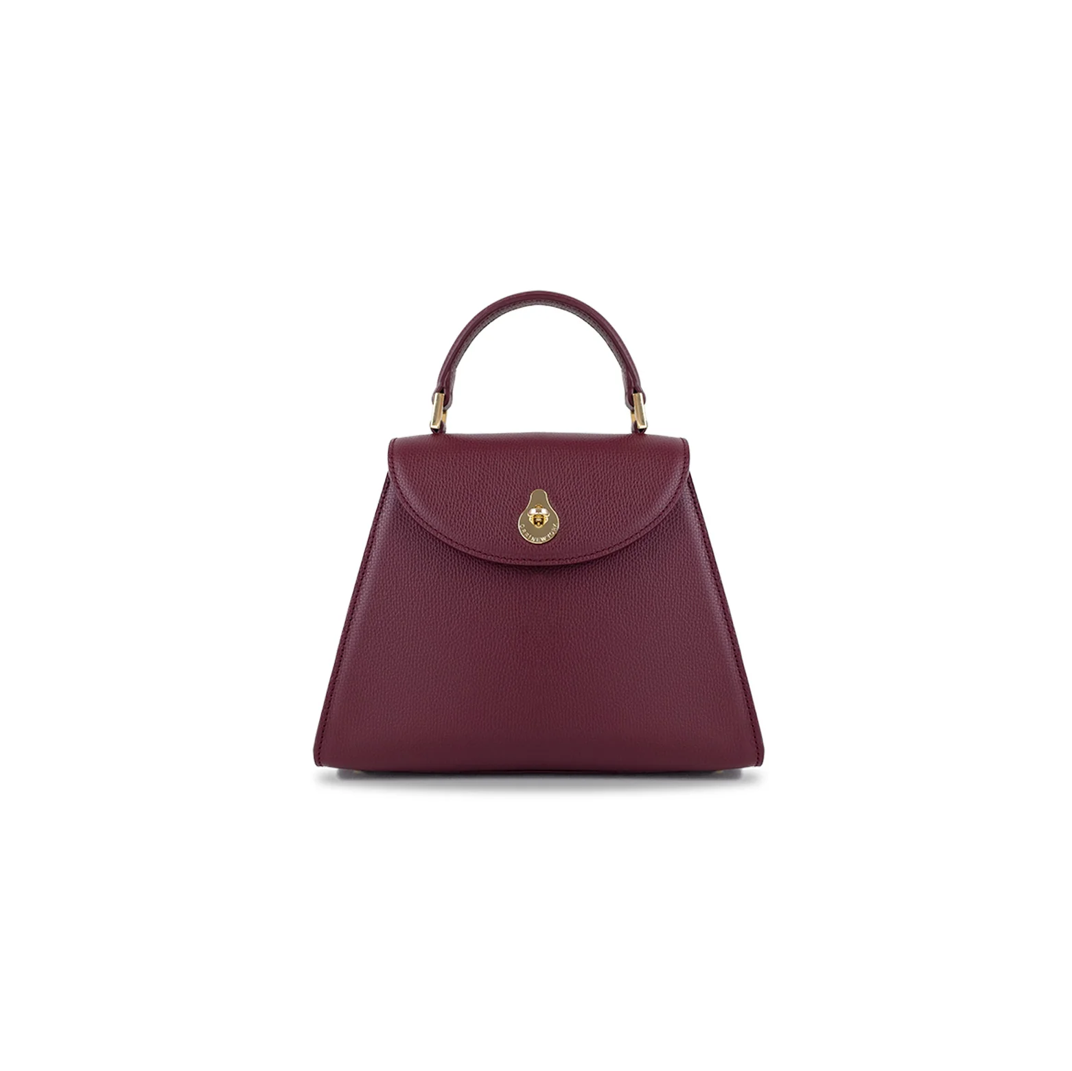 SMALL CALLA SATCHEL - BURGUNDY